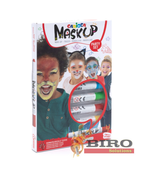 Creioane pentru pictat pe față pentru petrecere, Carioca ,6buc/set